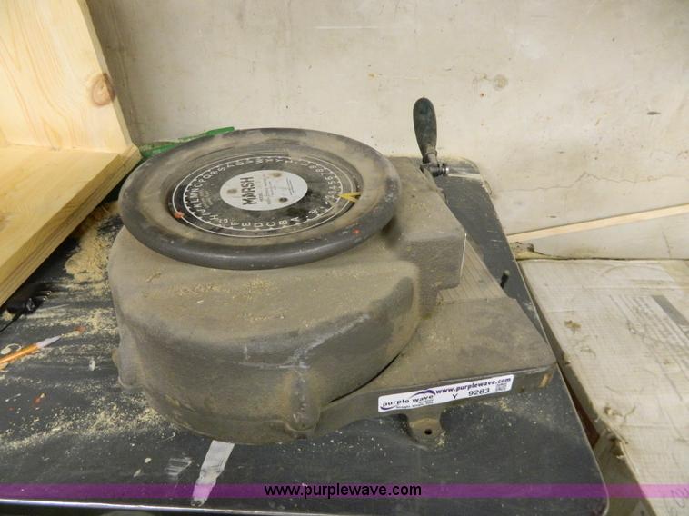 image for item Y9283 Marsh cast iron stencil machine