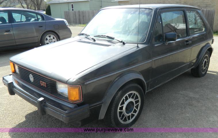 image for item Y9287 1983 Volkswagen Rabbit GTI Sport