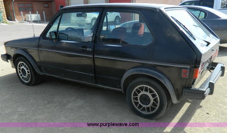 image for item Y9287 1983 Volkswagen Rabbit GTI Sport