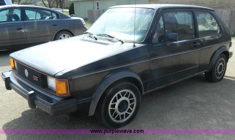 image for item Y9287 1983 Volkswagen Rabbit GTI Sport