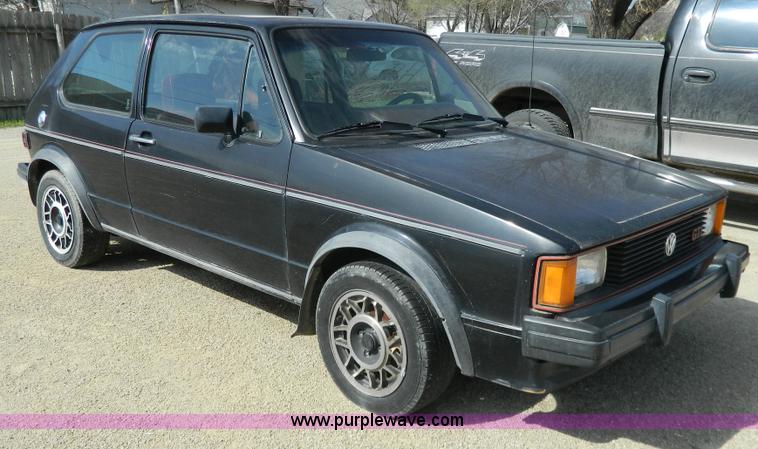 image for item Y9287 1983 Volkswagen Rabbit GTI Sport
