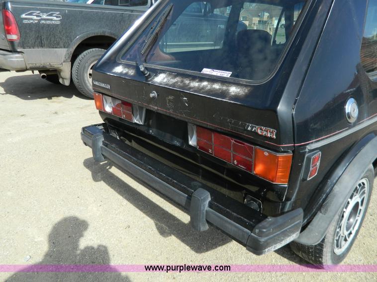 image for item Y9287 1983 Volkswagen Rabbit GTI Sport
