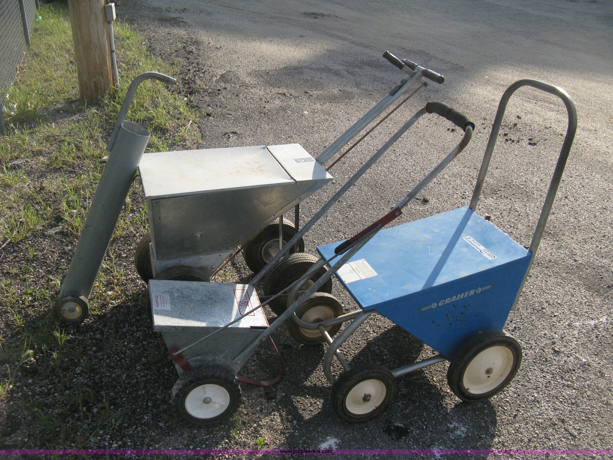 Field chalk markers in Hutchinson, KS Item AG9756 sold Purple Wave