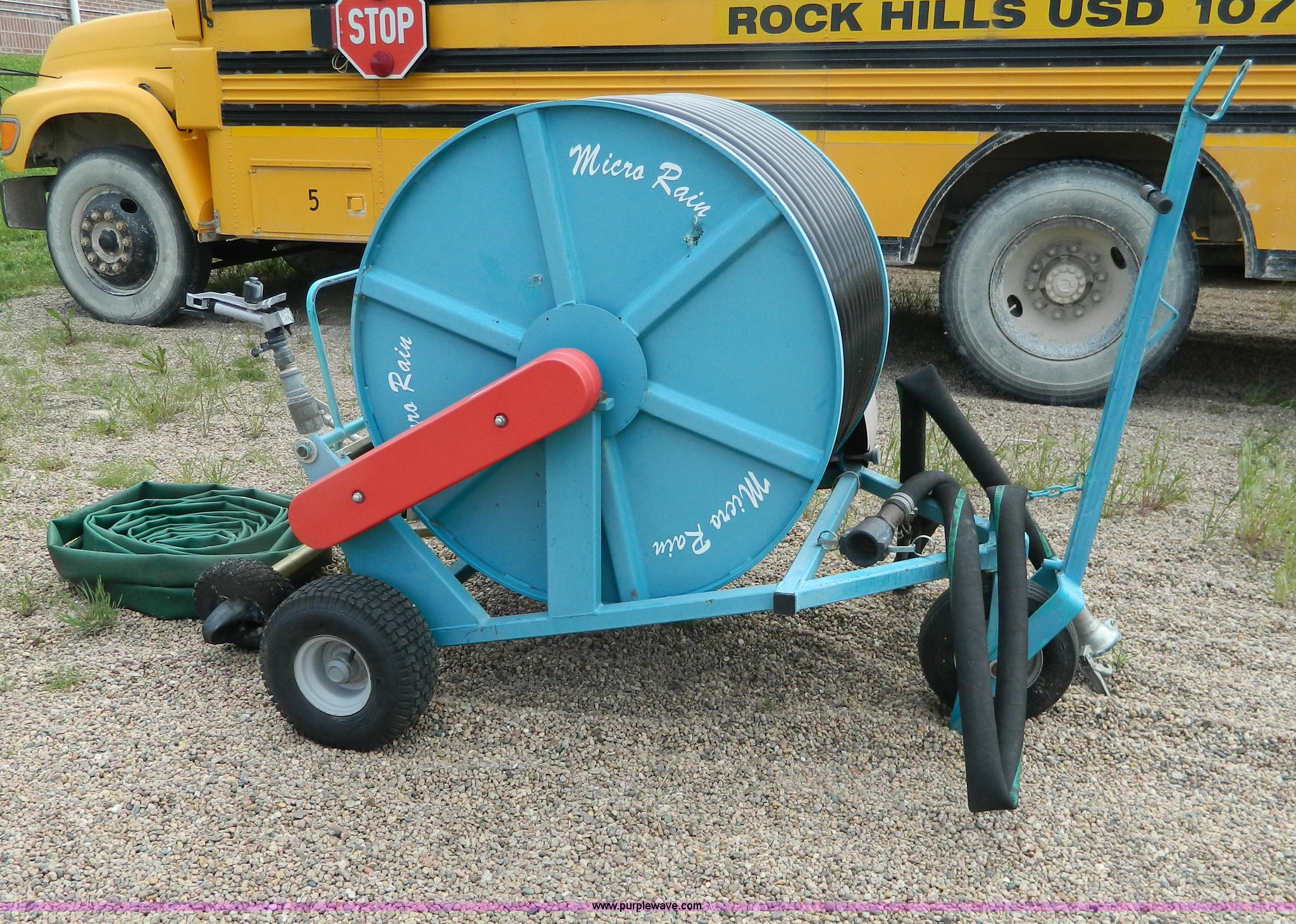 2004 Micro Rain MR43 water reel in Mankato, KS Item W9009 sold