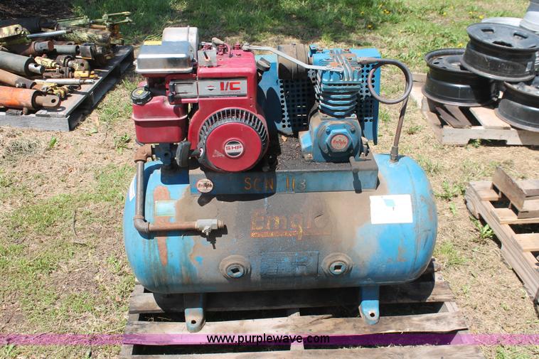 Emglo gas powered air compressor in Wichita, KS Item AH9130 sold