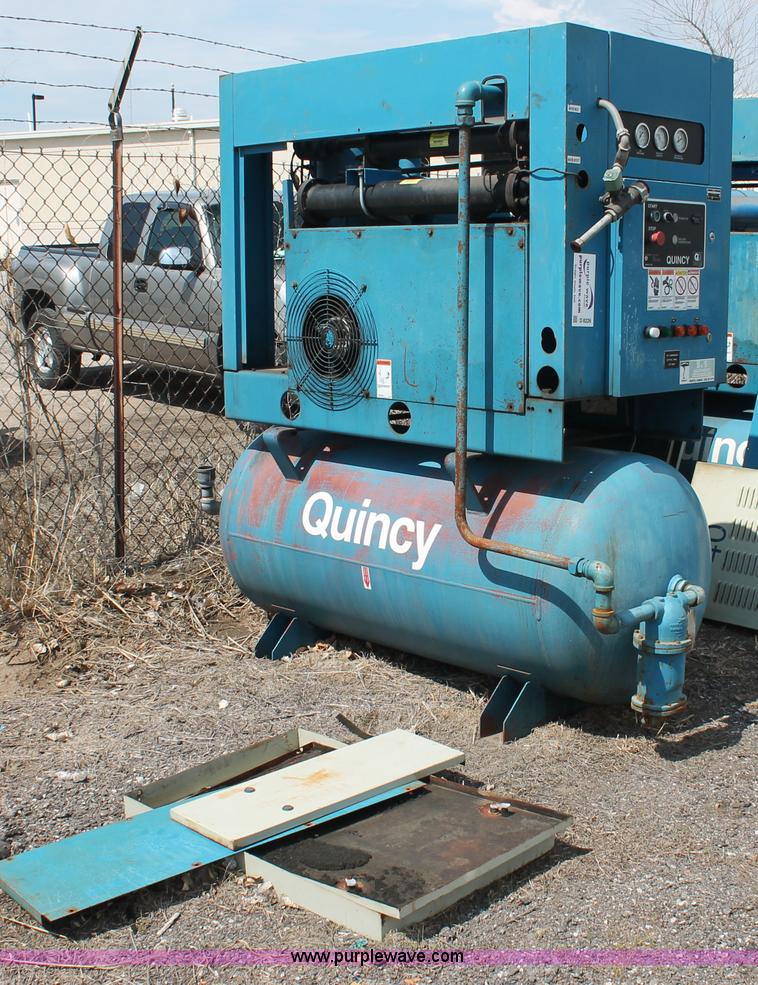 Quincy industrial air compressor in Wichita, KS Item D8226 sold