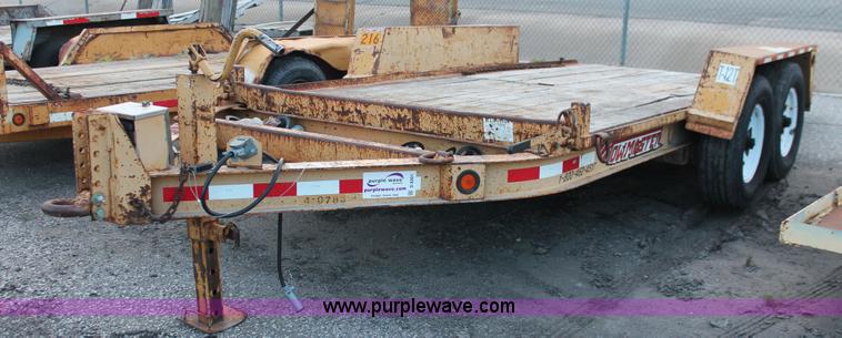 image for item D8261 2001 Towmaster T-12DDT tilt deck trailer