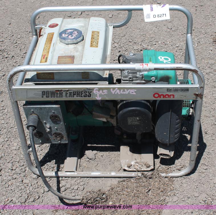 Onan K3500 Power Express generator in Wichita, KS Item D8271 sold