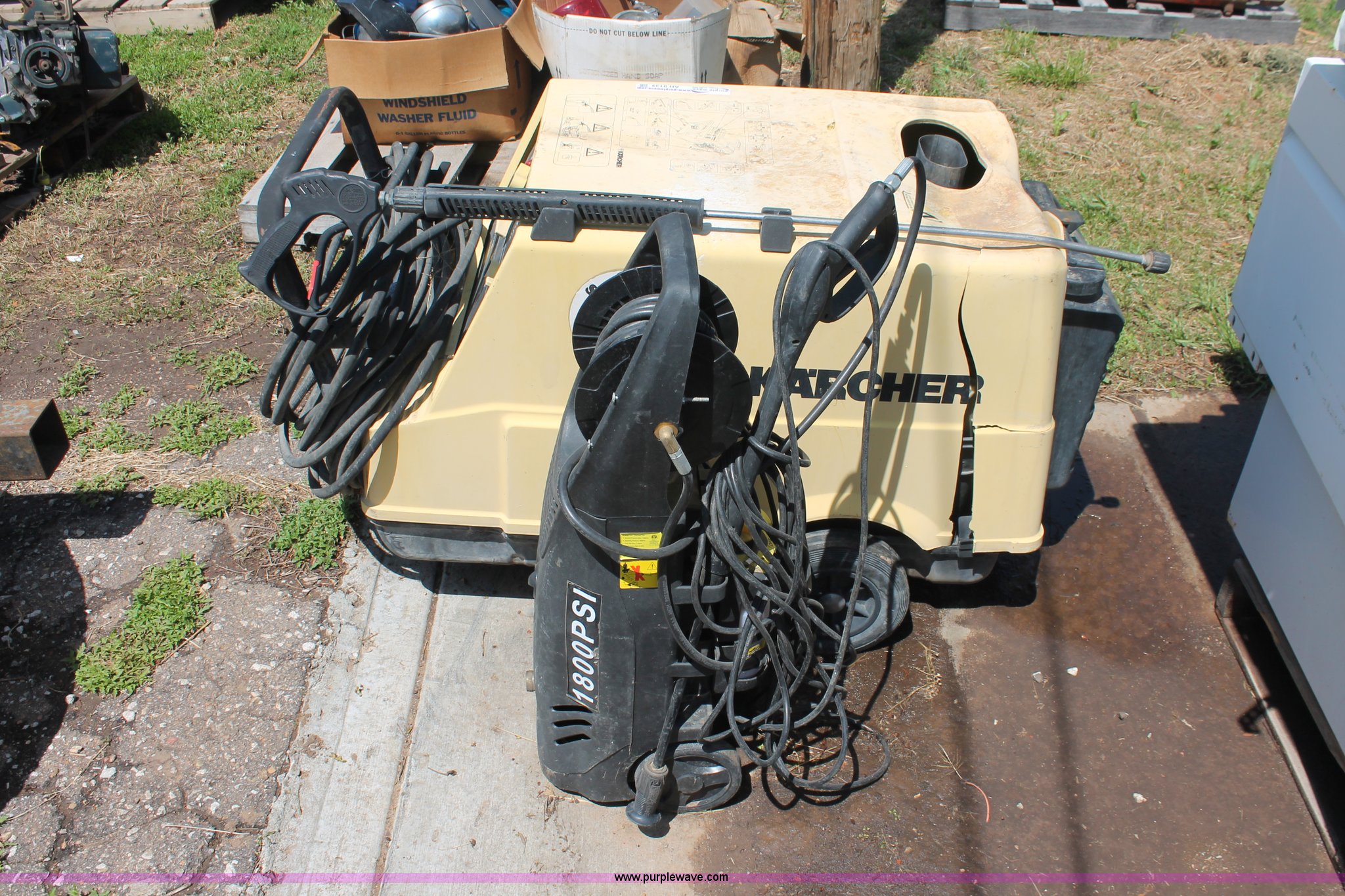 (2) pressure washers in Wichita, KS Item AH9134 sold Purple Wave