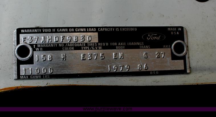 image for item E3202 1979 Ford Midas 2000 Chateau Camper Special motorhome