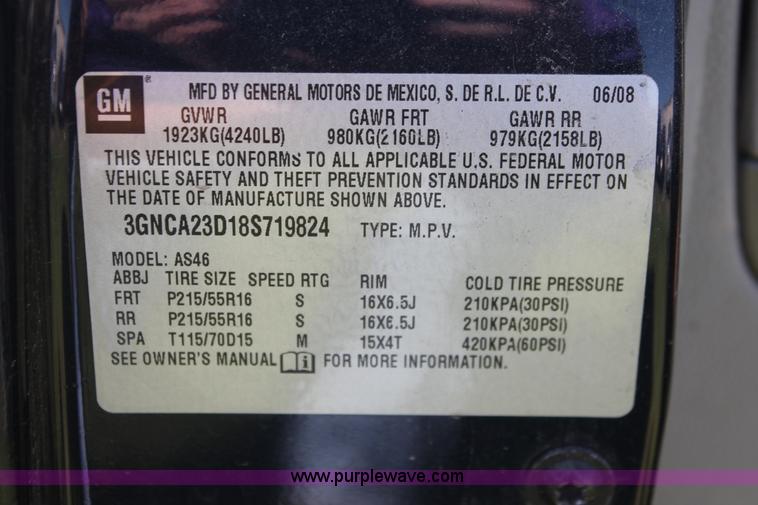 image for item H3559 2008 Chevrolet HHR LT