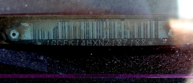 image for item H3562 1992 Chevrolet 1500 pickup truck