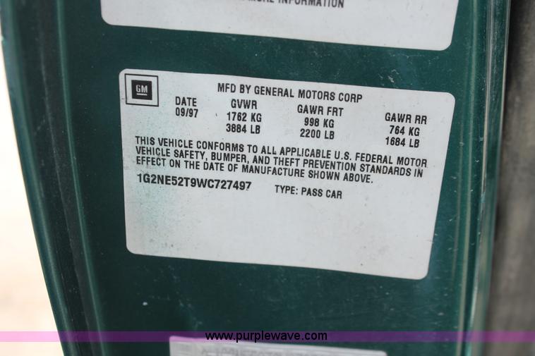 image for item H3570 1998 Pontiac Grand AM SE