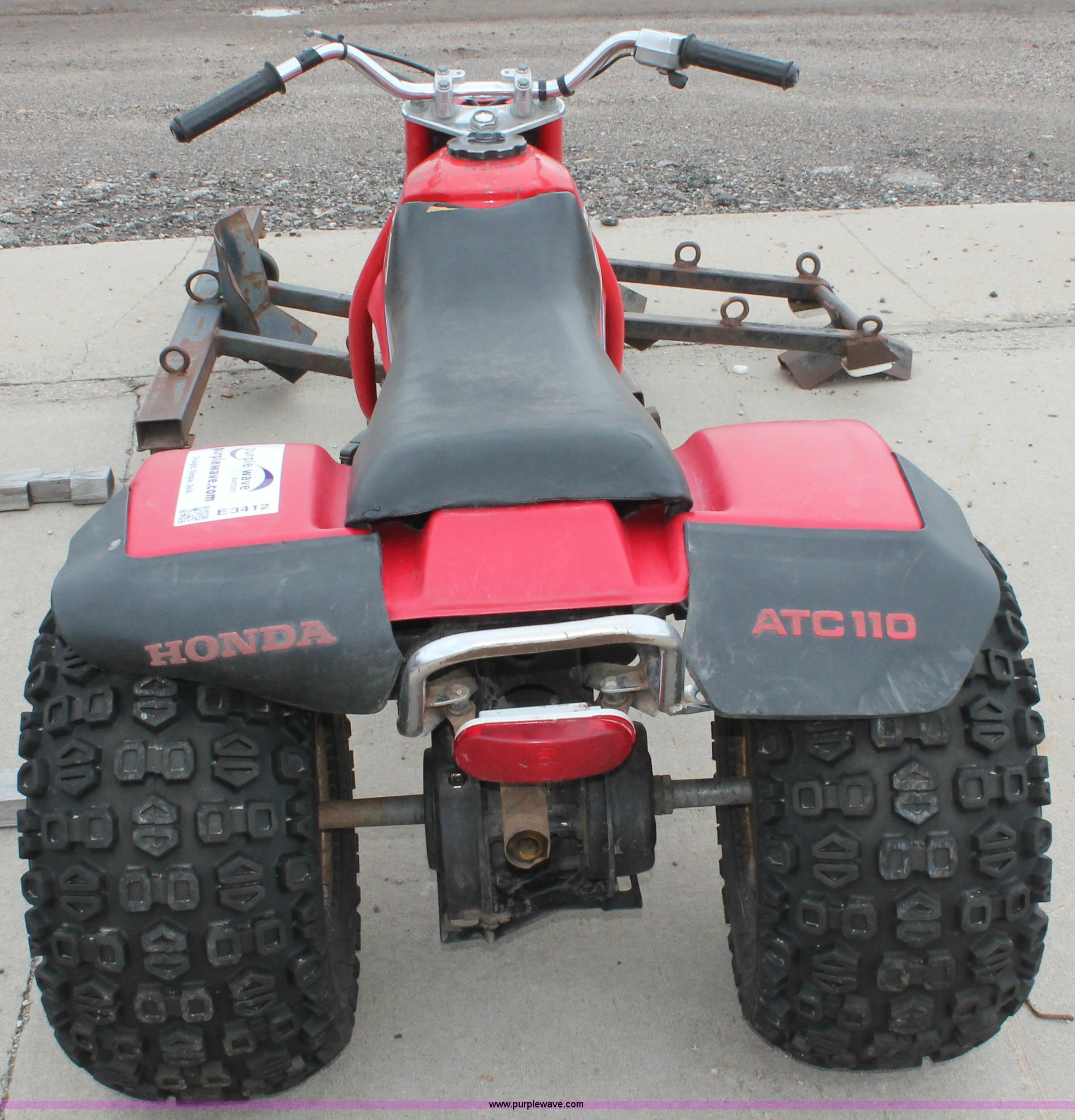 1983 Honda ATC 110 ATV in Wichita, KS Item E3412 sold Purple Wave