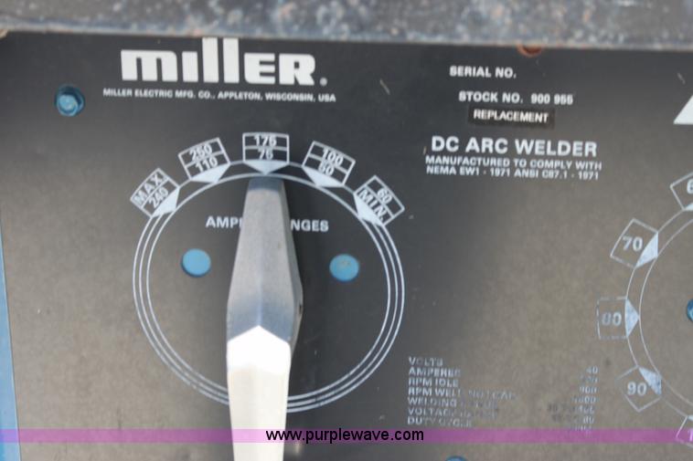 image for item AE9235 Miller Big 40DL welder