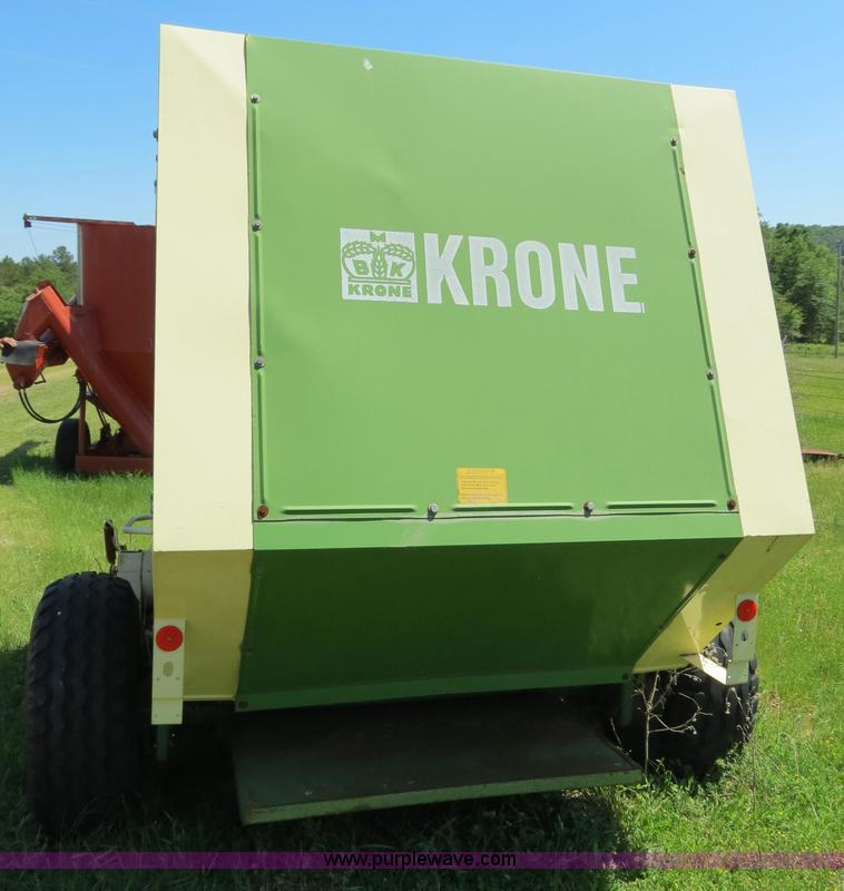 image for item B4772 1997 Krone KR160B round baler