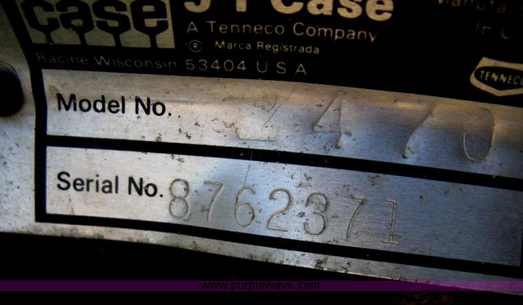 image for item D8327 1974 Case 2470 Traction King 4WD tractor