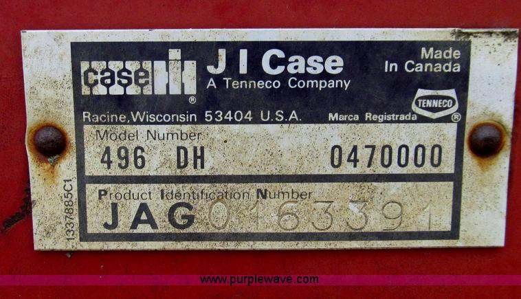 image for item E3925 Case IH 496 25' disk