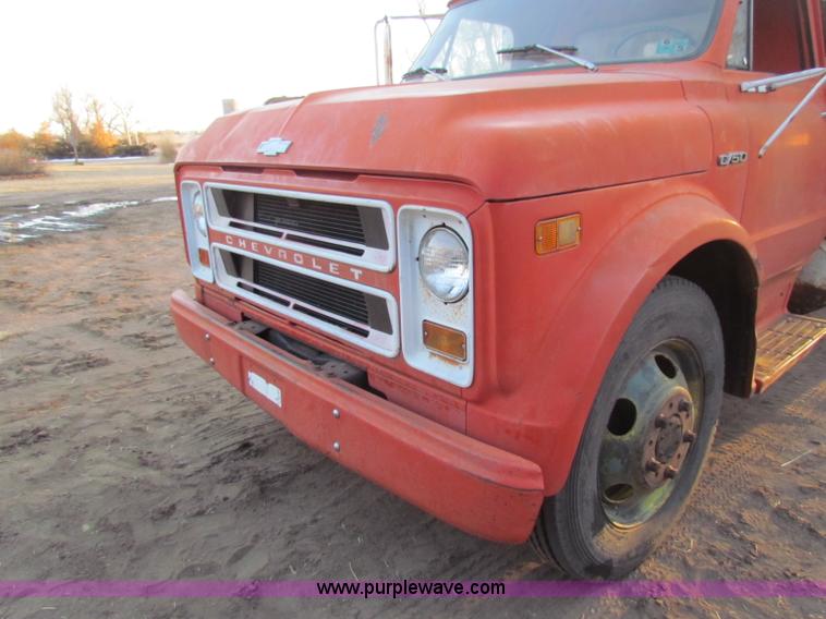 image for item E8461 1972 Chevrolet C50 dump truck