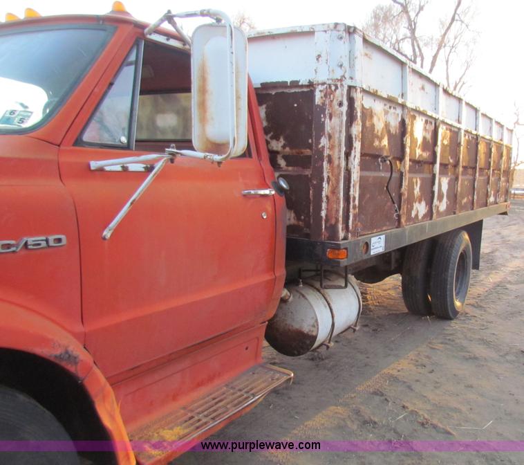 image for item E8461 1972 Chevrolet C50 dump truck