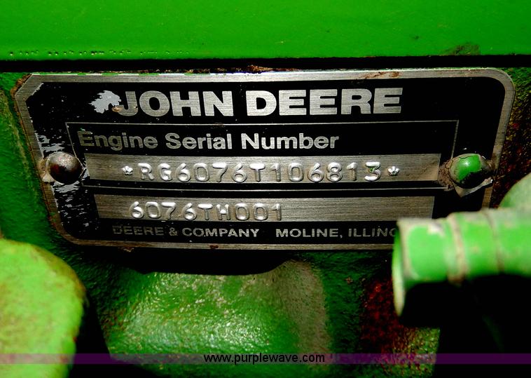 image for item G5191 1989 John Deere 9500 combine