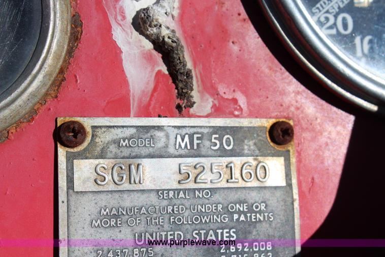 image for item G5273 Massey-Ferguson 50 tractor