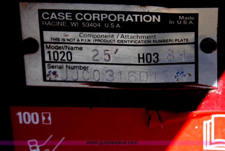 image for item G5275 Case IH 1020 flex head header