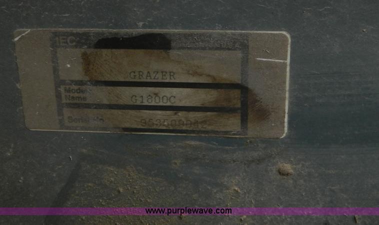 image for item G7870 Grazer G1800C lawn mower