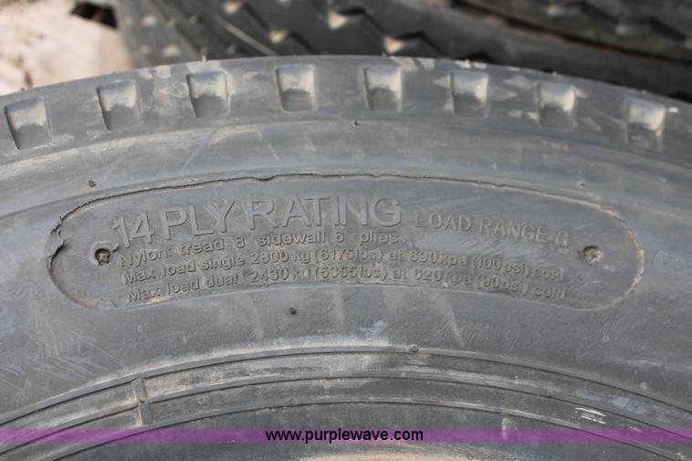 image for item H3530 (2) Dynamo Special Trailer Service 10.00-20 tires