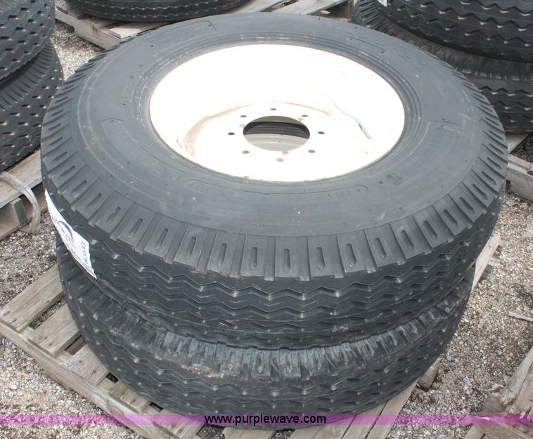 image for item H3533 (2) Primex Intermodal 500 10.00-20 tires and wheels