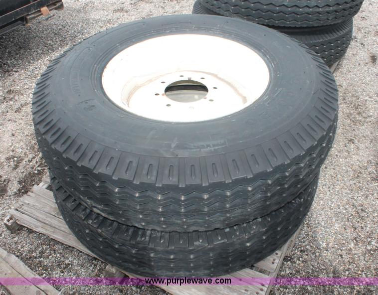 image for item H3533 (2) Primex Intermodal 500 10.00-20 tires and wheels