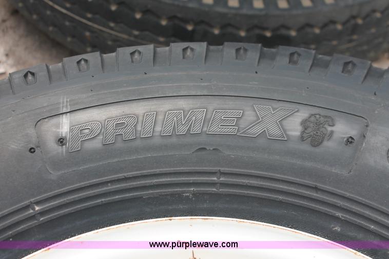 image for item H3533 (2) Primex Intermodal 500 10.00-20 tires and wheels