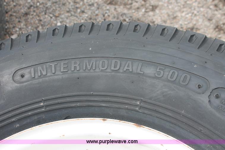 image for item H3533 (2) Primex Intermodal 500 10.00-20 tires and wheels