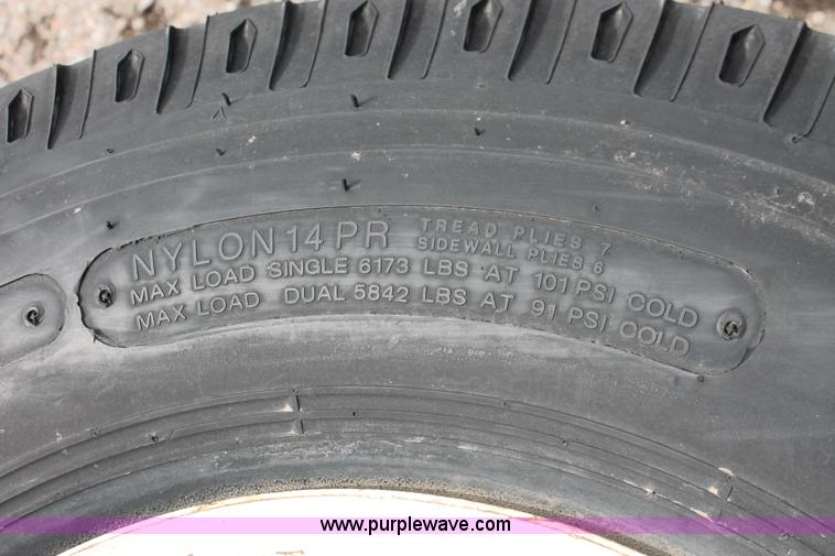image for item H3533 (2) Primex Intermodal 500 10.00-20 tires and wheels
