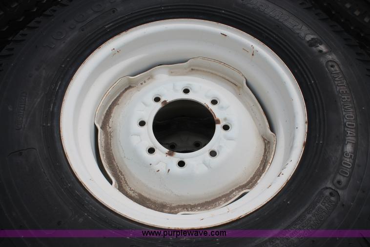 image for item H3533 (2) Primex Intermodal 500 10.00-20 tires and wheels