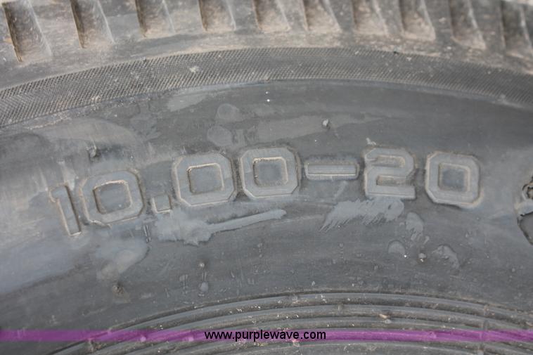 image for item H3543 (4) Primex Intermodal 500 10.00-20 tires and wheels