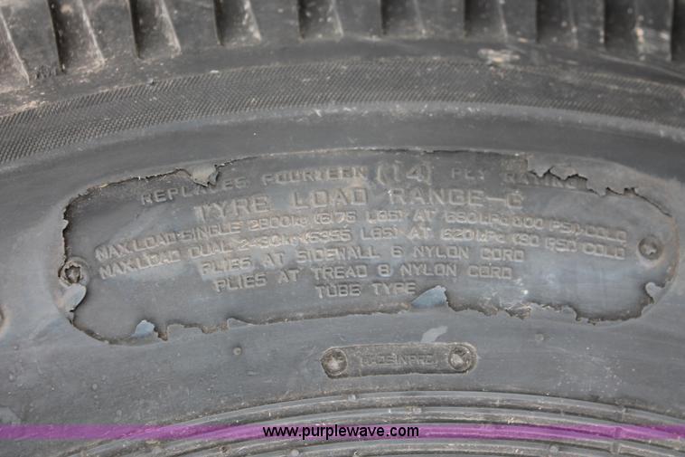 image for item H3543 (4) Primex Intermodal 500 10.00-20 tires and wheels