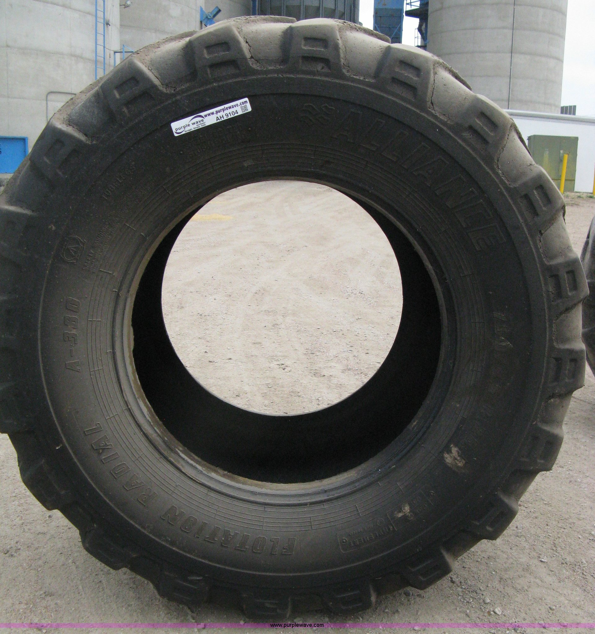 (2) Alliance 750/45R26.5 flotation radial tires in Valley Center, KS