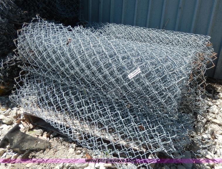image for item AA9930 Approximately 150' of 4'H 11 gauge chain link fencing