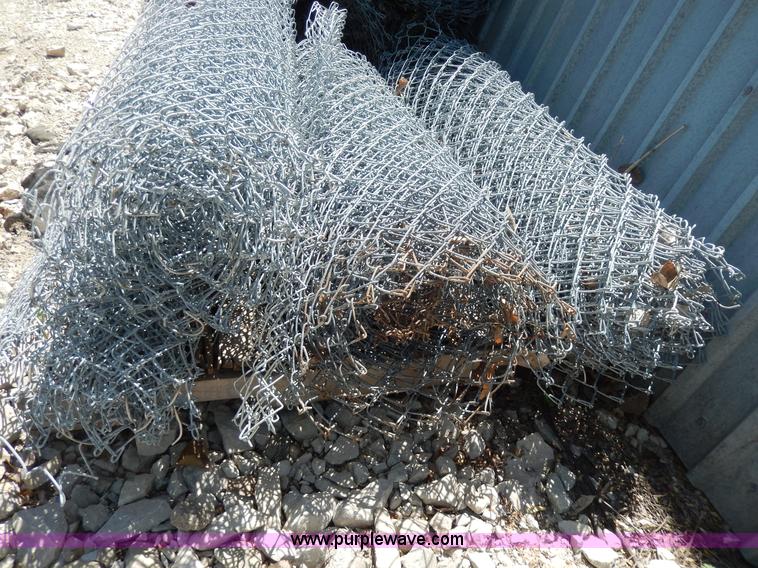 image for item AA9930 Approximately 150' of 4'H 11 gauge chain link fencing