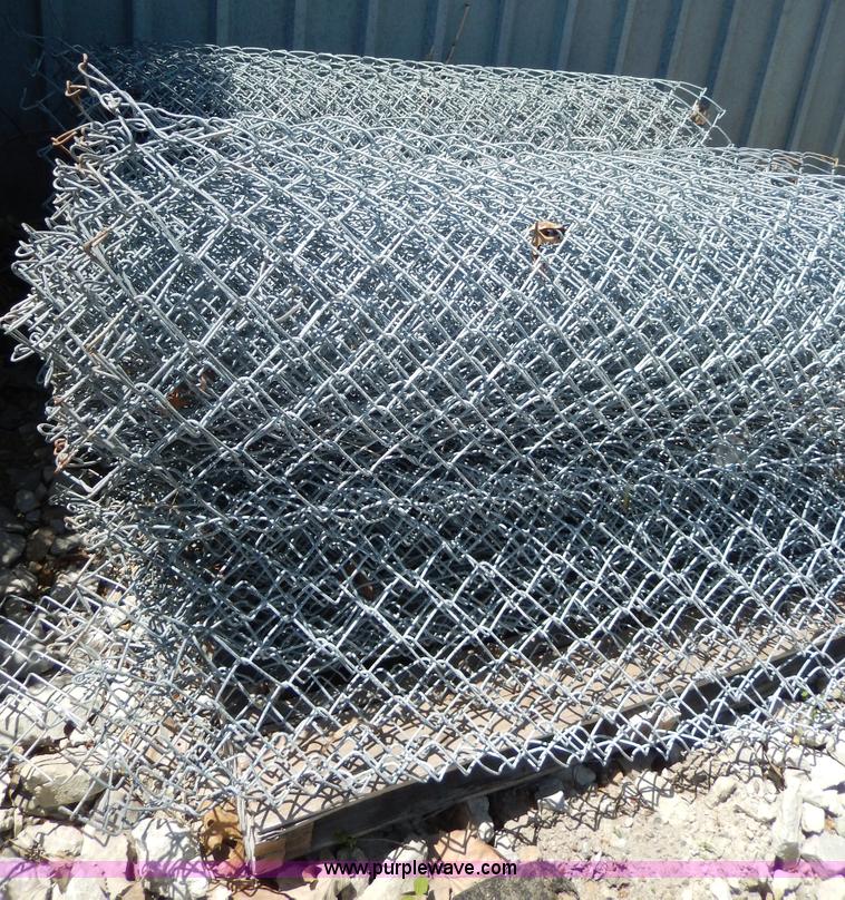 image for item AA9930 Approximately 150' of 4'H 11 gauge chain link fencing