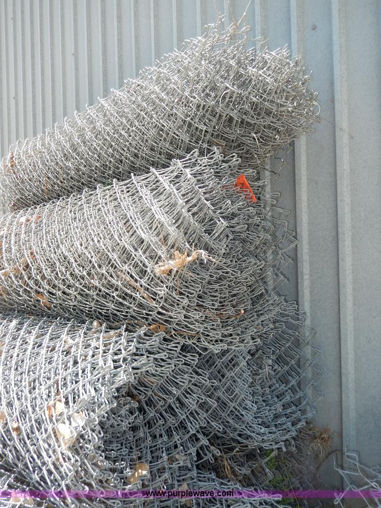 image for item AA9930 Approximately 150' of 4'H 11 gauge chain link fencing