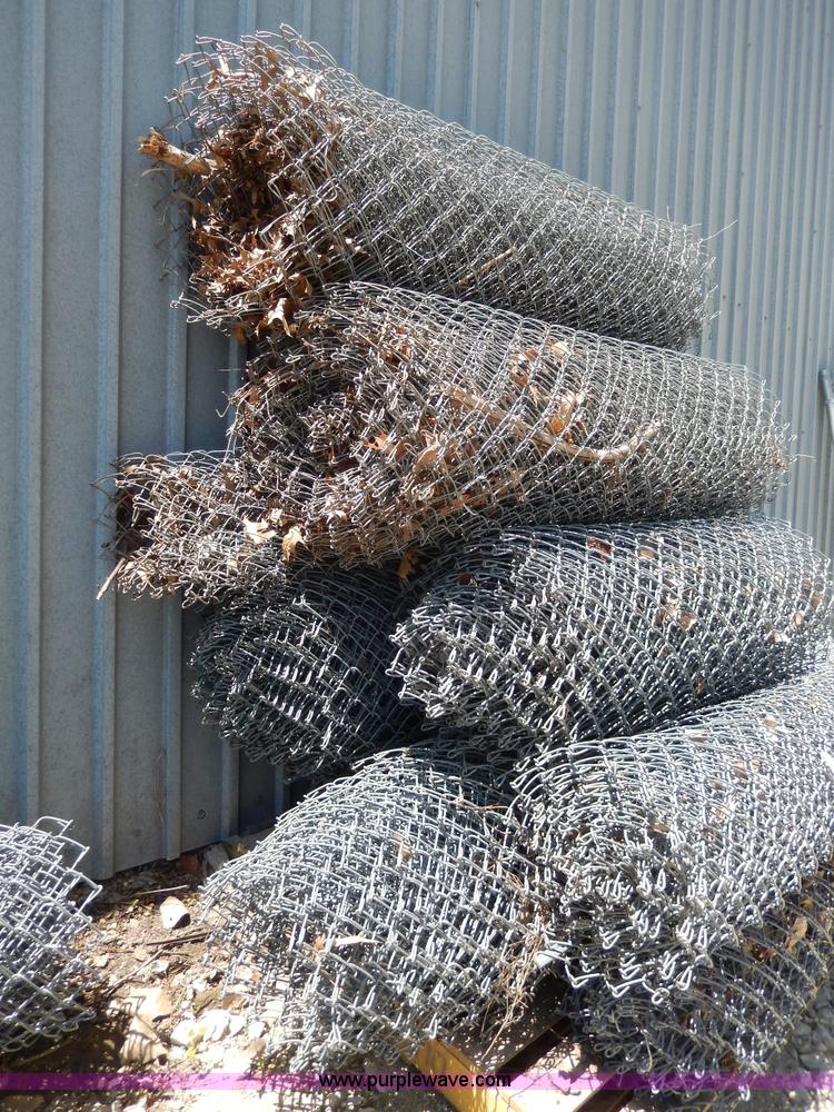 image for item AA9930 Approximately 150' of 4'H 11 gauge chain link fencing