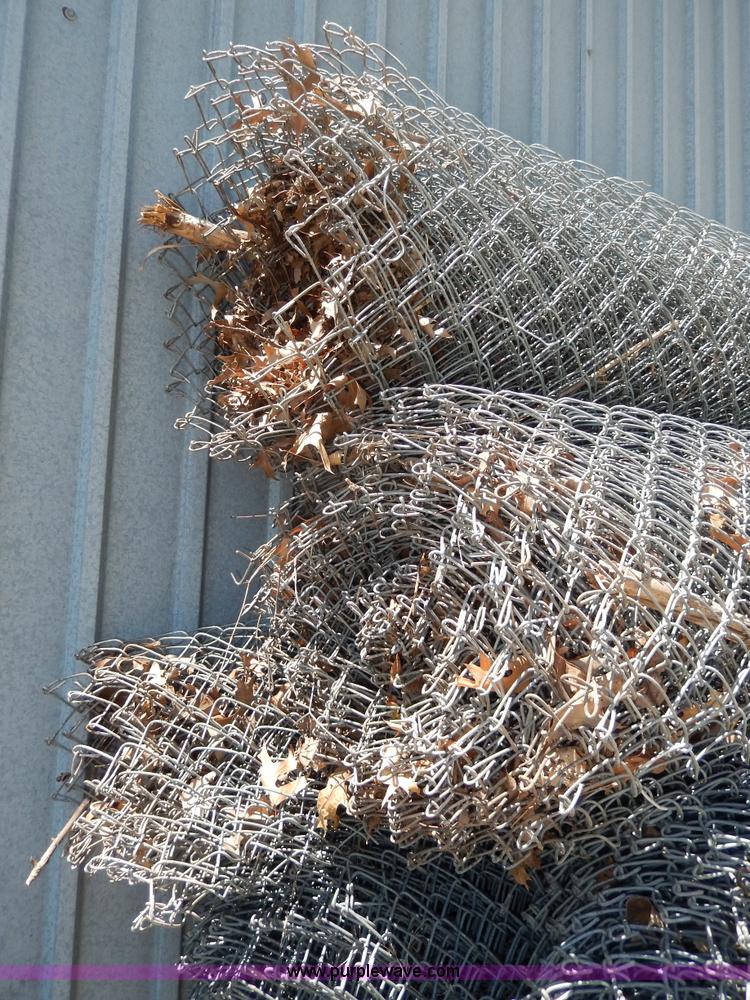 image for item AA9930 Approximately 150' of 4'H 11 gauge chain link fencing