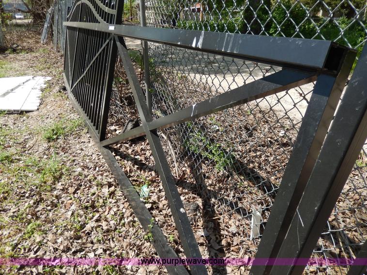 image for item AA9945 Designer square tube metal fence