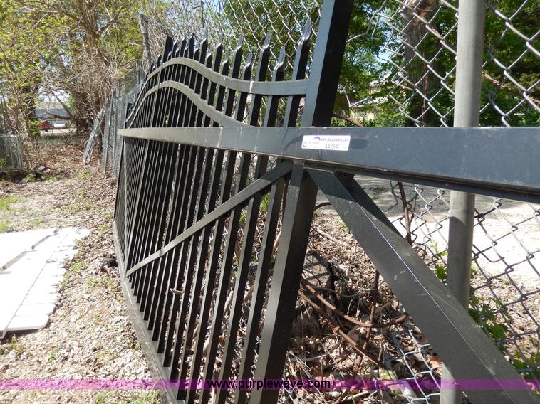 image for item AA9945 Designer square tube metal fence