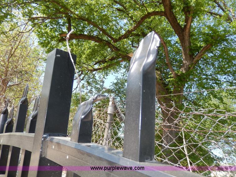 image for item AA9945 Designer square tube metal fence