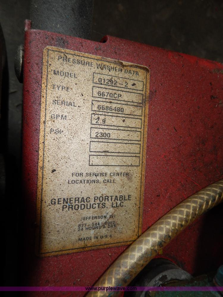 image for item AA9957 Pressure washer