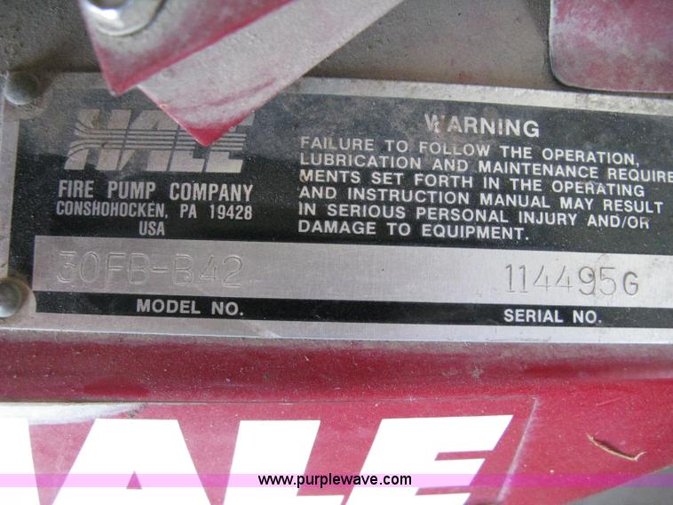 image for item AH9099 Hale water pump