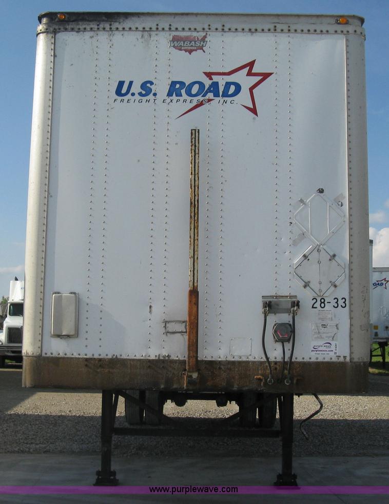 image for item D8287 1994 Wabash 28' dry van trailer